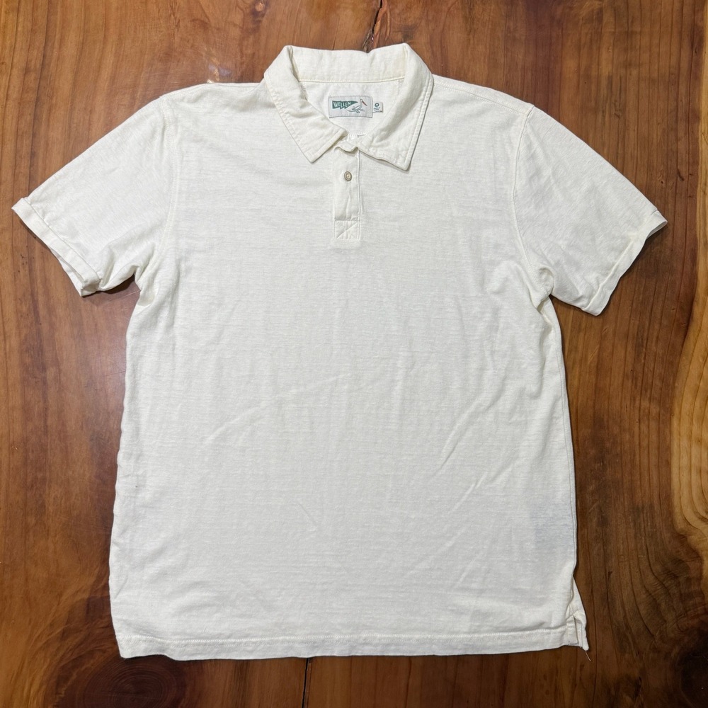 Wellen Polo Mens Shirt M Golf S/S Hemp Organic Cotton Casual Solid T3-6